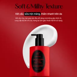 LOUVCELL Sữa dưỡng thể nước hoa hương hoa trà Camellia Essential Perfume Body Lotion 300ml 3