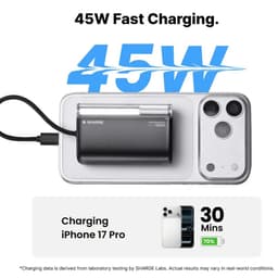 Pin Sạc Dự Phòng Sharge Flow 3 45W 10.000mAh Tích Hợp Cáp Type-C Đèn LED Orbital Hiển Thị Pin Bảo Hành 24 Tháng 8