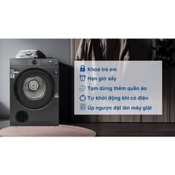 Máy Sấy Thông Hơi Electrolux EDV904N3SC UltimateCare 300 9kg Sấy Đảo Chiều Chống Nhăn Diệt Khuẩn Chính Hãng 2