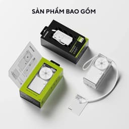 Pin Sạc Dự Phòng Retractable 3in1 P7U GaN | Dung Lượng 10.000mAh | 2 Cổng USB-C 30W Chính Hãng Bảo Hành 24 Tháng 7