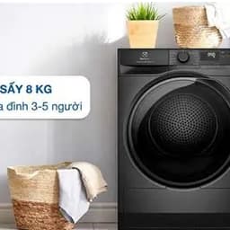 Máy Sấy Quần Áo Electrolux EDH803J5SC UltimateCare 500 8Kg Bơm Nhiệt Sấy Diệt Khuẩn Chống Nhăn 3