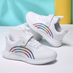 Giày Thể Thao Xuất Âu Cho Bé Gái Siêu Nhẹ, Quai Dán Chống Trượt Size 28-40 Mã 2068 2