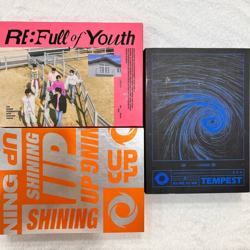 Album Kpop TEMPEST Official Secondhand | SHINING UP, Into The Tempest, The Calm Before The Storm, TEMPESTive