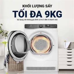 Máy Sấy Quần Áo Electrolux EDH903R7WC UltimateCare 700 9kg Bơm Nhiệt Inverter 3DSense Chính Hãng 5