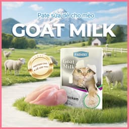 Pate sữa dê cho mèo FAENBEI gói 85g - Với 3 vị thơm ngon từ thịt gà và cá, dễ ăn và tiêu hóa 2