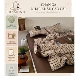 Bộ vỏ chăn ga gối Cotton Đũi 4 món phong cách Hàn Quốc,thiết kế viền chỉ mới lạ chất vải thoáng mát mềm mịn 1