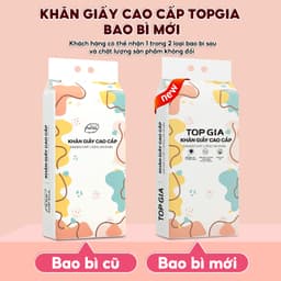 [Combo 10 Bịch - TẶNG MÓC] Khăn Giấy TopGia Treo Tường Rút Đáy Đa Sắc 1280 Tờ 4 Lớp Dày Mịn Tiện Lợi 6