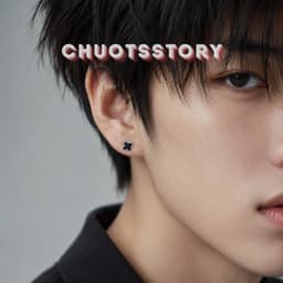 Khuyên tai nam nữ hoa 4 lá, bông tai nam thời trang unisex cá tính - KT210 - ChuotsStory 2