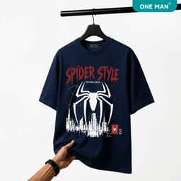 Áo Thun Spider-Man Cotton Cao Cấp ONEMAN Cá Tính Phong Cách Hiện Đại Streetwear Đường Phố AP548 5
