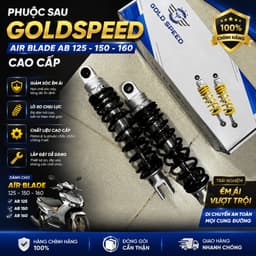 Phuộc GoldSpeed Cho Air Blade AB 125 150 160 – Phuộc Sau GoldSpeed Cao Cấp 1