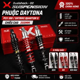 Phuộc X1R Daytona Tăng Chỉnh Cho DatBike Quantum S PCX 160 – Phuộc Sau Cao Cấp 1