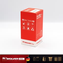 Lọc Nhớt Động Cơ Wolver Xe Carnival, Sorento, Santa Fe (2006-2021), Diesel 2.2L / 2.0L CRDi) -  WO2F00G 8