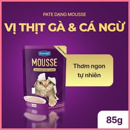 [3 Vị] Pate mèo dạng mousse FAENBEI gói 85g | Chất pate mousse sánh mịn, mềm, dễ tiêu hóa 9