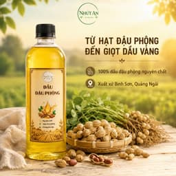 Dầu Đậu Phộng Nguyên Chất Nhứt An, Dầu Phộng Thực Vật Dùng Chiên Xào, Kho, Tẩm Ướp - Nhứt An 5