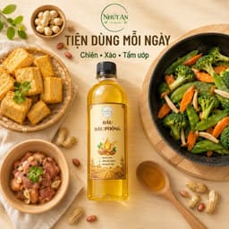 Dầu Đậu Phộng Nguyên Chất Nhứt An, Dầu Phộng Thực Vật Dùng Chiên Xào, Kho, Tẩm Ướp - Nhứt An 8