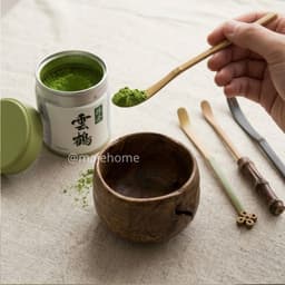 Muỗng chashaku bằng tre gỗ tự nhiên. Muỗng tre xúc bột matcha dụng cụ pha trà đạo nhật bản tiện dụng - Majehome 3