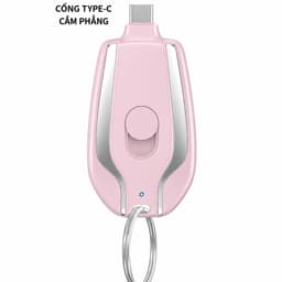 Pin Dự Phòng Mini Đa Năng Kèm Móc Khóa – Sạc Điện Thoại Nhỏ Gọn Tiện Lợi, Thiết Kế Thời Trang 7
