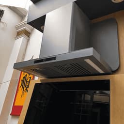 MÁY HÚT MÙI BLANC BA350TUG 70CM CHỮ T GẮN TƯỜNG INOX KÍNH ĐỘNG CƠ AC 200W CÔNG SUẤT HÚT 1400M³/H BOOSTER 1800M³/H 6