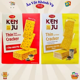 Bánh Quy Richy Kenju Vị Đậu Nành Mè - Vị Trà Sữa Hộp 288g- HÀNG CHÍNH HÃNG 3