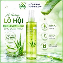 Xịt Khoáng Aspasia Moist Up Face Mist Nha Đam 150ml 1