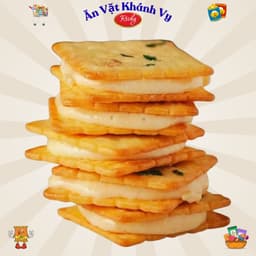 Bánh Quy Kenju Richy Vị Rau Củ Túi 192g , Vị Kem Dẻo Túi 186g - HÀNG CHÍNH HÃNG 7