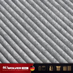 Lọc Máy Lạnh than Hoạt Tính Wolver Cho Toyota Innova, Fortuner, Camry, Vios, Corolla, Altis, Prado, S - WK108c 3