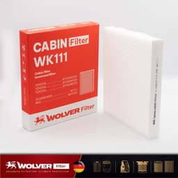 Lọc Máy Lạnh Wolver Xe MAZDA 2/ CX3; Toyota Cross 1.8/2.0, Innova 2017- , Fortuner 2017-, Hilux (2015+), Alphard (2015+) 1