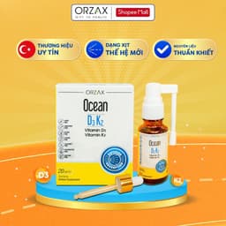 Vitamin D3K2 Ocean Dạng Xịt Bổ Sung Vitamin D3, Vitamin K2 20ml Tăng Cường Hấp Thu Canxi Và Dưỡng Chất 2
