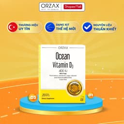 Xịt Vitamin D3 Ocean Orzax Lọ 20ml hỗ trợ phát triển chiều cao tăng sức đề kháng cho bé nhập khẩu chính hãng Châu Âu 2