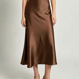 Chân váy lụa Loire Skirt lưng thun đuôi cá dáng lửng 8