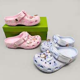 [ MOUSE CLOG ] sục Classic Love Shack Fancy nữ, họa in họa tiết hoa fancy nữ kèm charm 1