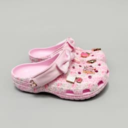 [ MOUSE CLOG ] sục Classic Love Shack Fancy nữ, họa in họa tiết hoa fancy nữ kèm charm 4