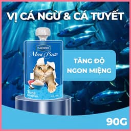 Pate cho mèo FAENBEI, Pate nắp vặn cho mèo gói 90g - Thức ăn ướt cho mèo giàu dinh dưỡng 9