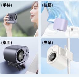 Quạt đeo thắt lưng, kẹp áo Remax RS-GF07 và Mini T-511-510 Xoay 360°/ F13. LMS 9