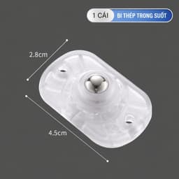 Bánh Xe Đa Năng Dán Xoay 360 Độ Không Khoan – Bộ 4 Bánh Xe Mini Gắn Hộp Đựng Đồ 6