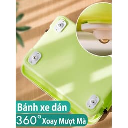 Bánh Xe Đa Năng Dán Xoay 360 Độ Không Khoan – Bộ 4 Bánh Xe Mini Gắn Hộp Đựng Đồ 5