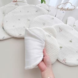 Gối Lót Đầu Sơ Sinh Anchee Hình Gấu Thỏ - Gối Chống Bẹp Đầu 3 Lớp Kháng Khuẩn Thoáng Khí Cho Bé Sơ Sinh 0-12 Tháng 9