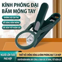m Bấm Móng Tay Đa Năng Có Kính Phóng Đại – Kìm Cắt Móng Cho Người Lớn Tuổi, Thiết Kế Chống Văng, Tiết Kiệm Lực 1