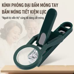 m Bấm Móng Tay Đa Năng Có Kính Phóng Đại – Kìm Cắt Móng Cho Người Lớn Tuổi, Thiết Kế Chống Văng, Tiết Kiệm Lực 4