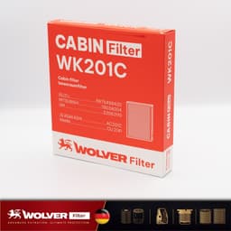 Lọc Máy Lạnh Than Hoạt Tính Wolver Cho Triton / Pajero Sport , Colorado / TrailBlazer, MU-X / D-Max, Navara - WK201C 6