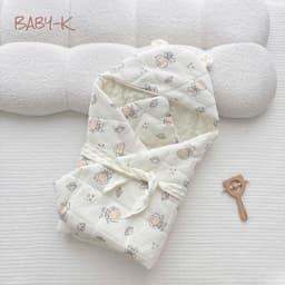 [15/10 TẶNG YẾM] Chăn Ủ Xô Muslin Hoạ Tiết Cổ Tích, Chăn Ủ Xô Trần Bông Hạt Đậu Cao Cấp Dày Dặn Và Ấm Áp Cho Bé 8