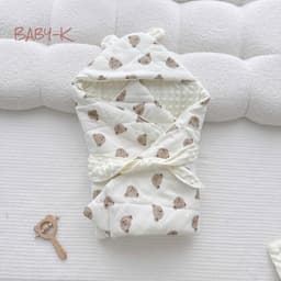 [15/10 TẶNG YẾM] Chăn Ủ Xô Muslin Hoạ Tiết Cổ Tích, Chăn Ủ Xô Trần Bông Hạt Đậu Cao Cấp Dày Dặn Và Ấm Áp Cho Bé 9