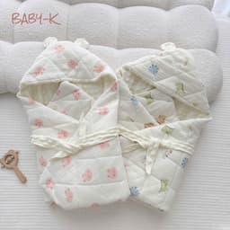 [15/10 TẶNG YẾM] Chăn Ủ Xô Muslin Hoạ Tiết Cổ Tích, Chăn Ủ Xô Trần Bông Hạt Đậu Cao Cấp Dày Dặn Và Ấm Áp Cho Bé 4