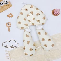 Gối U Nấm Đa Năng Anchee - Gối Chống Bẹp Đầu Kèm Gối Ôm Cho Bé Sơ Sinh 0-12 Tháng 7