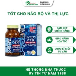 Viên Uống Omega 3 Orihiro Nhật Bản Hỗ Trợ Tốt Cho Não Bộ,Tim Mạch Và Thị Lực Hộp 180 Viên 1