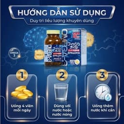 Viên Uống Omega 3 Orihiro Nhật Bản Hỗ Trợ Tốt Cho Não Bộ,Tim Mạch Và Thị Lực Hộp 180 Viên 5