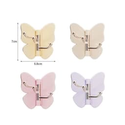 Móc Treo Đồ Dán Tường Hình Bướm 3 Nhánh Xoay 180 Độ (Đa Năng, Chịu Lực Tốt) 6
