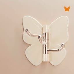 Móc Treo Đồ Dán Tường Hình Bướm 3 Nhánh Xoay 180 Độ (Đa Năng, Chịu Lực Tốt) 8