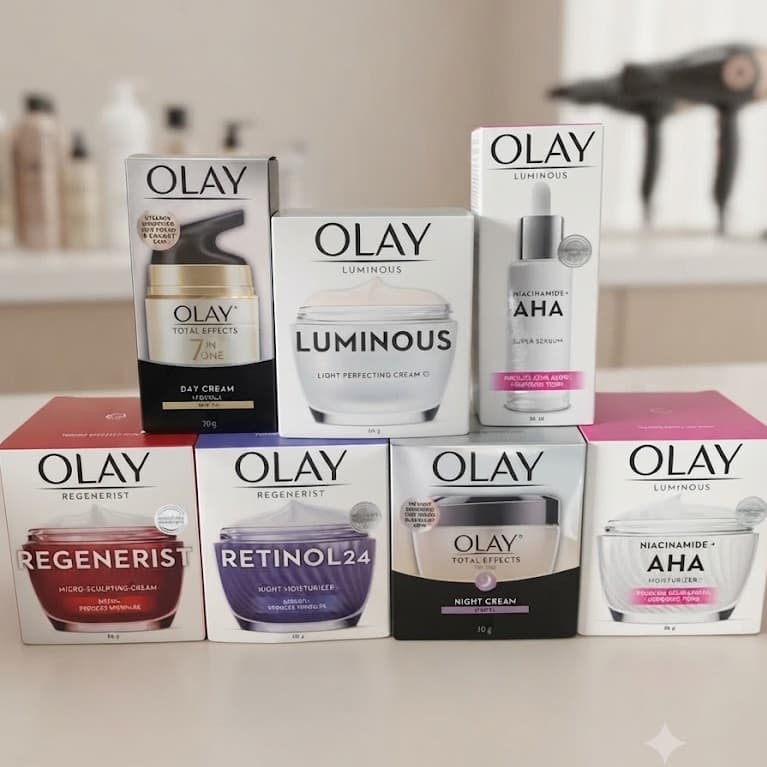 Kem Dưỡng & Serum Olay MOLLYHAIR Chính Hãng (Ngày & Đêm) - Tái Tạo, Mờ Thâm, Sáng Da Và Chống Lão Hóa Chuyên Sâu