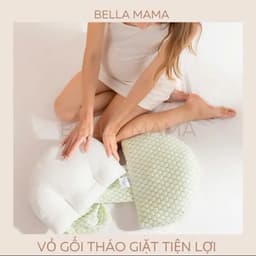 Gối Ôm Bầu Cánh tiên - Gối Bầu Đa Năng Giảm Đau Lưng, Hỗ Trợ Nằm Nghiêng Cho Mẹ Bầu Ngủ Ngon 5
